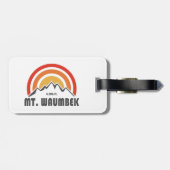 Waumbek New Hampshire Gepäckanhänger (Rückseite horizontal)