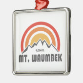 Waumbek New Hampshire Ornament Aus Metall (Links)