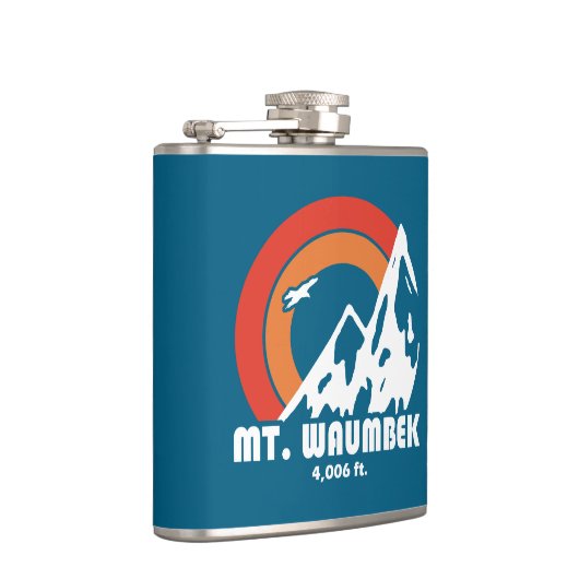 Waumbek New Hampshire Sun Eagle Flachmann (Rechts)