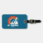 Waumbek New Hampshire Sun Eagle Gepäckanhänger (Vorderseite horizontal)