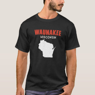 Waunake USA Staat America Travel Montanan Helena T-Shirt