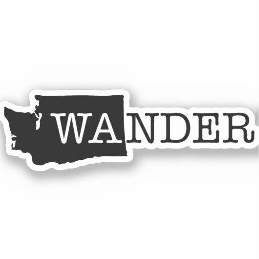 WAunder Washington Aufkleber (Vorderseite)