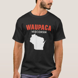Waupaca USA Staat America Travel Montanan Helena T-Shirt