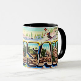 Wausau Wisconsin Greeting Postcard Tasse