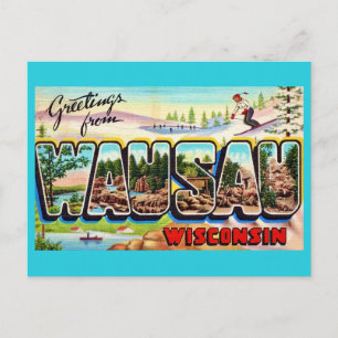 Wausau Wisconsin Grußpostkarte Postkarte