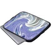 Wave Abstrakt Laptopschutzhülle (Vorne Knopf)