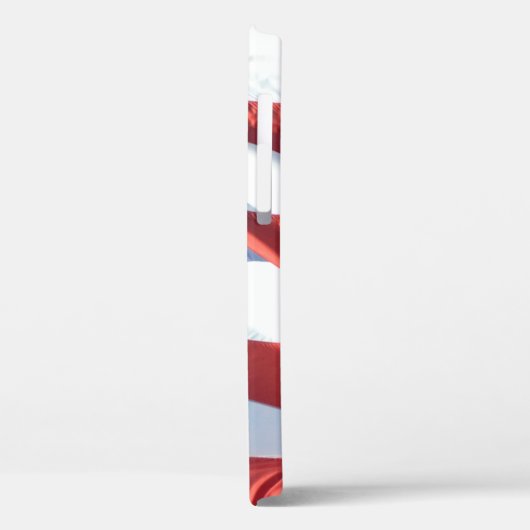 Wave American Flag Case-Mate iPhone Hülle (Rückseite / Links)
