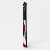 Wave American Flag Case-Mate iPhone Hülle (Hinten/Links)