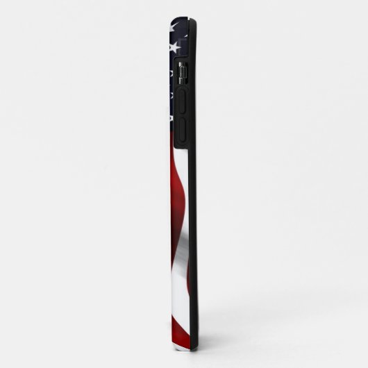 Wave American Flag Case-Mate iPhone Hülle (Hinten/Links)