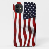 Wave American Flag Case-Mate iPhone Hülle (Rückseite)