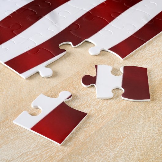 Wave American Flag Puzzle (Seite)