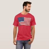 Wave American Flag T-Shirt (Vorne ganz)
