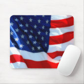 Wave American FlagFoto Mouse Pad Mousepad (Mit Mouse)