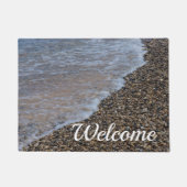 Wave Ashore Painterly Welcome Doormat Fußmatte (Vorderseite)