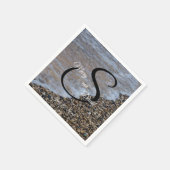 Wave Ashore Wedding Serviette (Ecke)