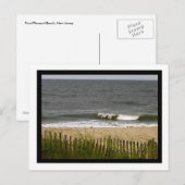 Wave at Point Pleasant Postcard Postkarte (Vorne/Hinten)