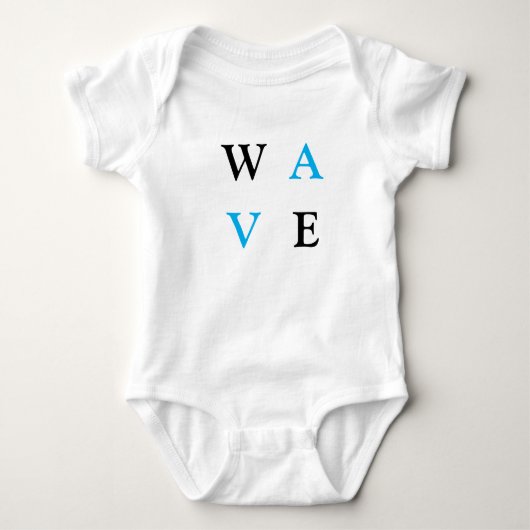 Wave-Babies Baby Strampler (Vorderseite)