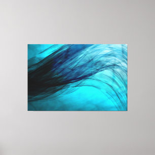 Wave-Blue - Canvas Print Leinwanddruck