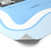 Wave Blue Wie alt waren Mama und Vater Foto Game Poster (Ecke)