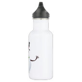 Wave Carrot Nose Snowman Trinkflasche (Rechts)
