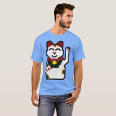 Wave Cat Geschenk T-Shirt (Vorne ganz)