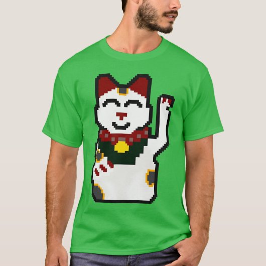 Wave Cat Geschenk T-Shirt (Vorderseite)