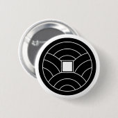 Wave Coin Button (Vorne & Hinten)