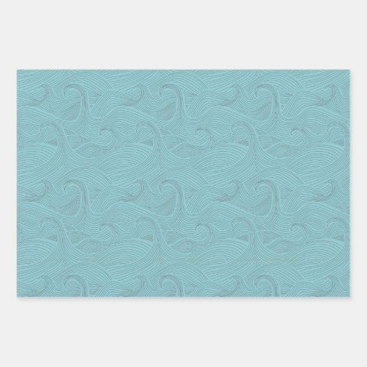 Wave Collection Geschenkpapier Set (Vorderseite 3)