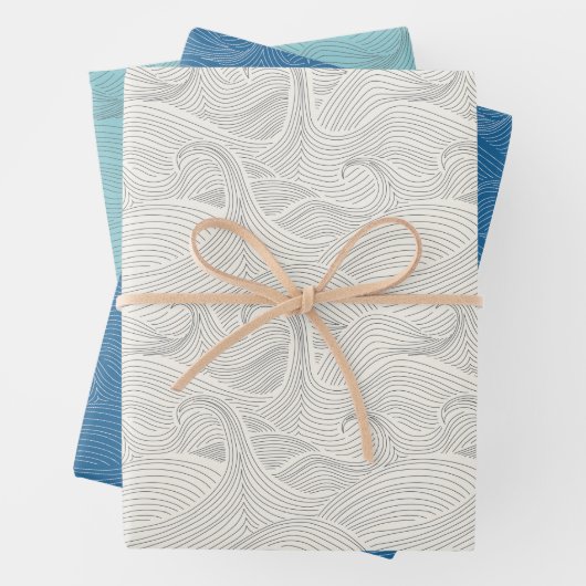 Wave Collection Geschenkpapier Set (Beispiel)