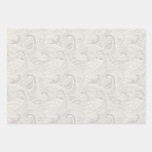 Wave Collection Geschenkpapier Set (Vorderseite)