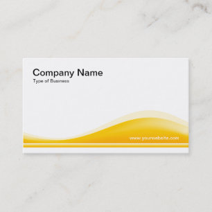 Wave Contour - Amber Visitenkarte