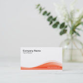 Wave Contour - Herbstorn Visitenkarte (Stehend Vorderseite)