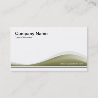 Wave Contour - Khaki Visitenkarte