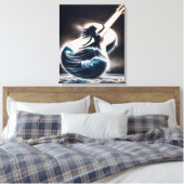 Wave Dancer in Gitarre Leinwanddruck (Insitu (Schlafzimmer))