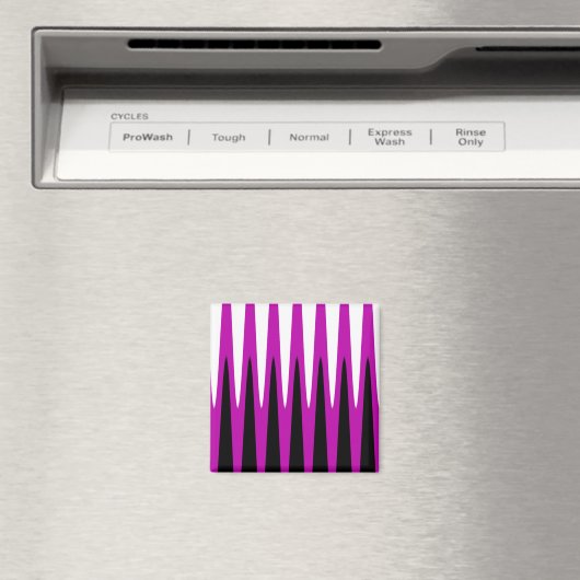 Wave Design Pink Magnet (In Situ (Geschirrspüler))