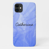 Wave Design Print mit Name Case-Mate iPhone Case (Rückseite)