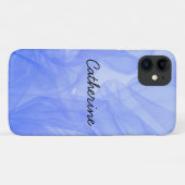 Wave Design Print mit Name Case-Mate iPhone Case (Rückseite (Horizontal))