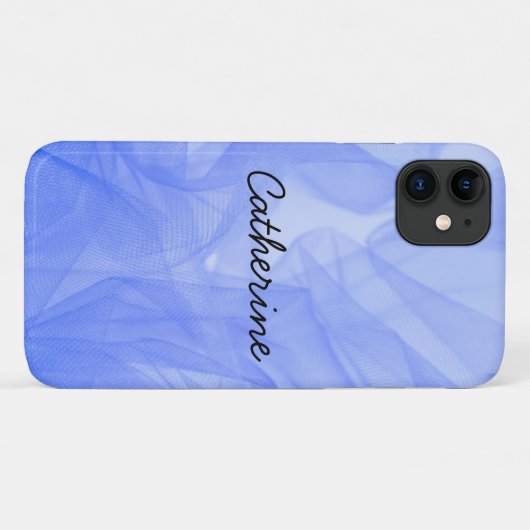Wave Design Print mit Name Case-Mate iPhone Case (Rückseite (Horizontal))