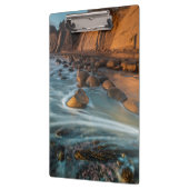 Wave entlang des Strandes, Kalifornien Klemmbrett (Links)