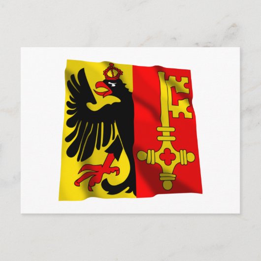 Wave Flag Postkarte (Vorderseite)