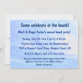 Wave Flag USA Patriotische Party Einladungen (Rückseite)