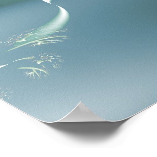 Wave Fraktal Poster (Ecke)