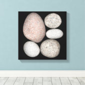 Wave-gerundete Granitfelsen in verschiedenen Farbe Leinwanddruck (Insitu (Holzboden))