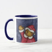 Wave Gingerbread Man Boy Weihnachten Tasse (Links)