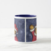 Wave Gingerbread Man Boy Weihnachten Tasse (Zentrum)