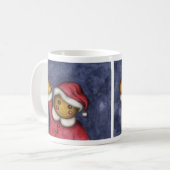 Wave Gingerbread Man Boy Weihnachten Tasse (Vorderseite Links)