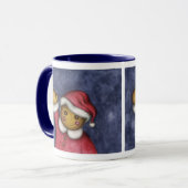 Wave Gingerbread Man Boy Weihnachten Tasse (Vorderseite Links)