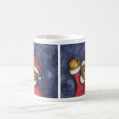 Wave Gingerbread Man Boy Weihnachten Tasse (Mittel)