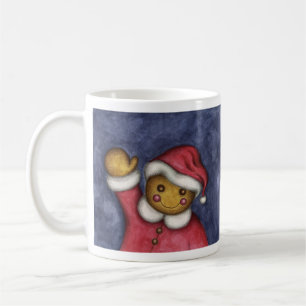 Wave Gingerbread Man Boy Weihnachten Tasse