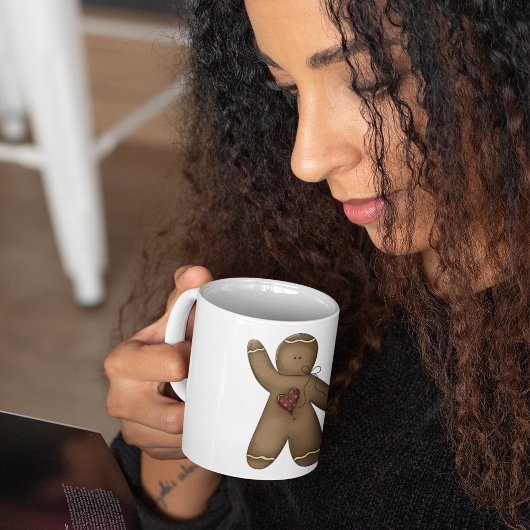 Wave Gingerbread Man Kaffeetasse